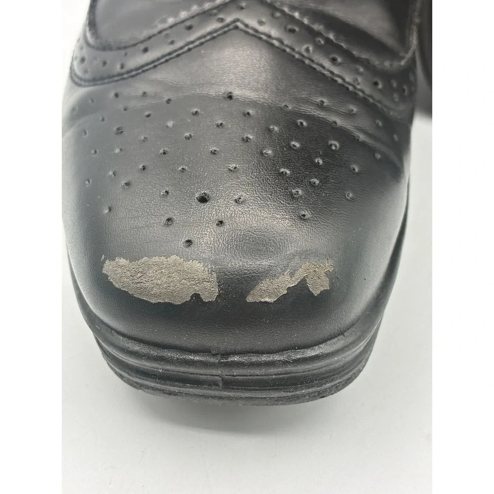 Deer Stags Boys Black Wingtip Oxford Dress Shoes Lace Up Brogue Size 4.5 M